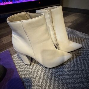 White booties